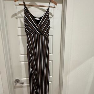 All in Favor Striped Maxi Dress